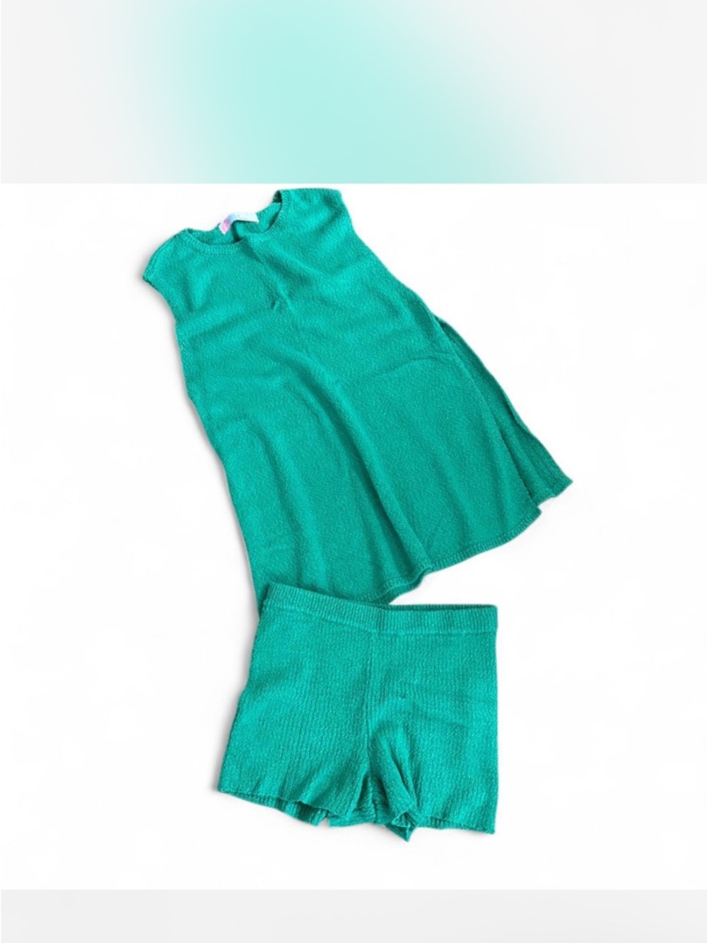 Free People Beach Knit Set in Green
